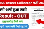 BTSC Insect Collector Result 2025