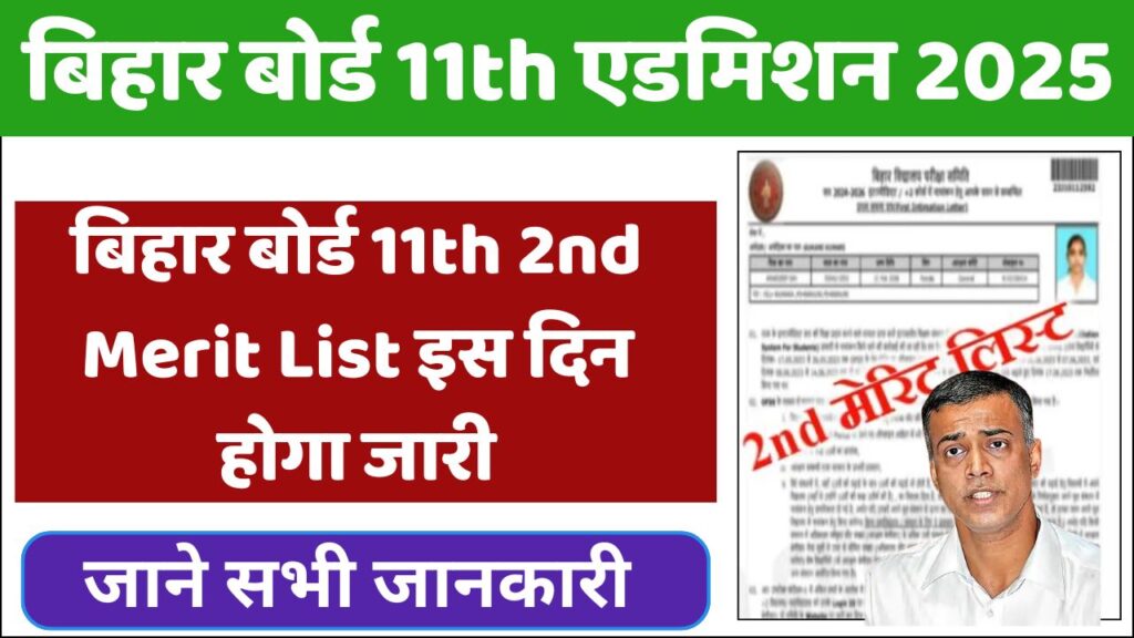 Bihar Board 11th Inter 2nd Merit List 2025